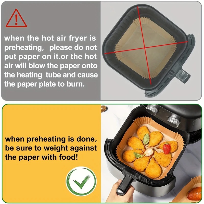 Air Fryer Paper Liners Disposa - đánh giá và giá Meal Prep Microwave