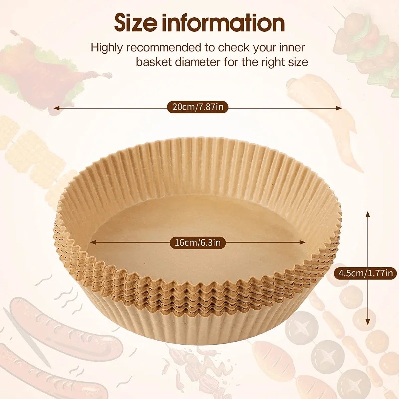 Air Fryer Paper Liners Disposa - đánh giá và giá Meal Prep Microwave