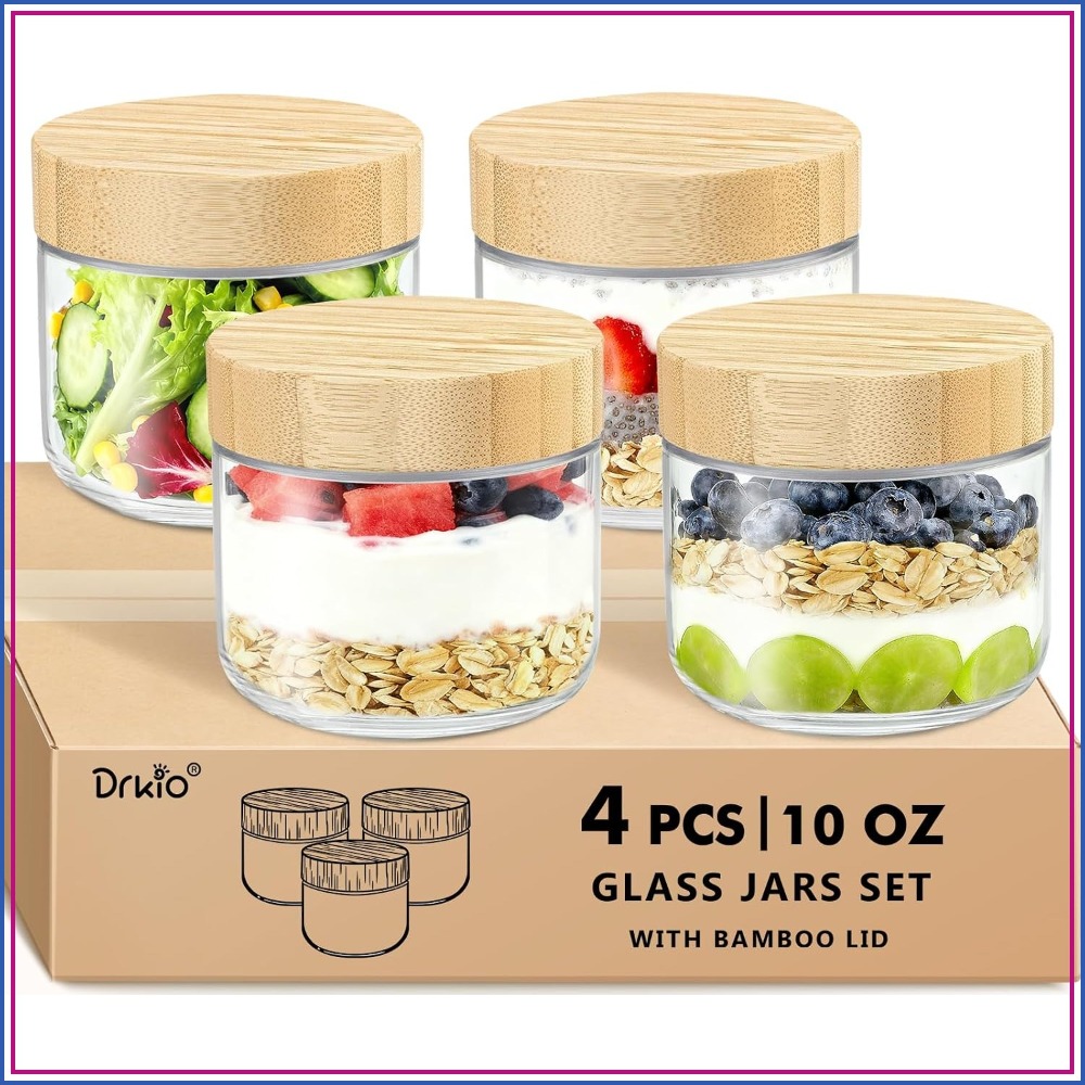 10 Oz Overnight Oats Container - đánh giá và giá Meal Prep Chia Pudding