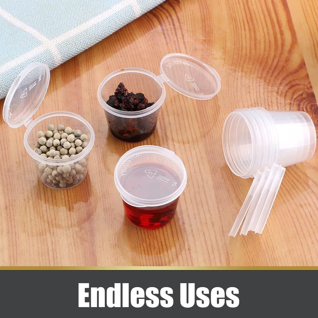 Disposable Clear Plastic Sauce - đánh giá và giá Meal Prep Jar