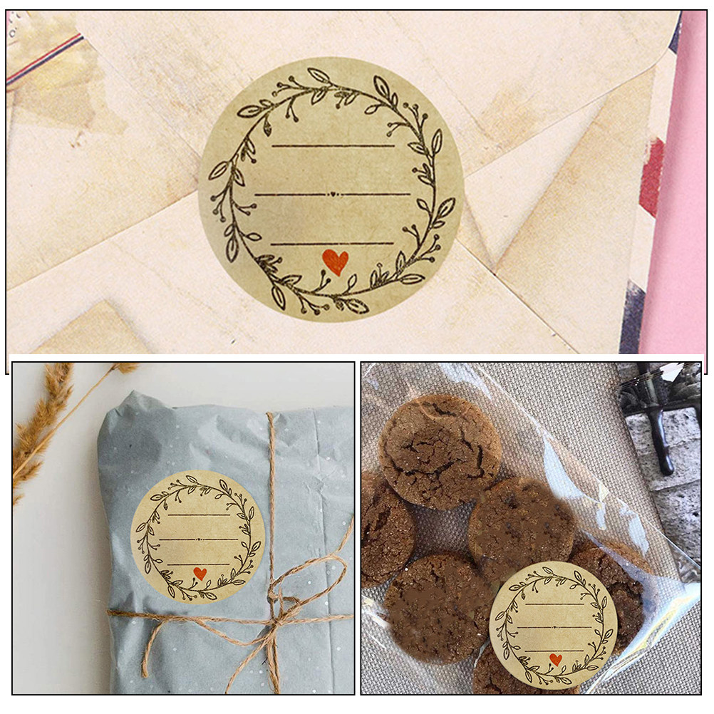 3 Rolls Kraft Paper Round Labe - đánh giá và giá Spice Jar Labels
