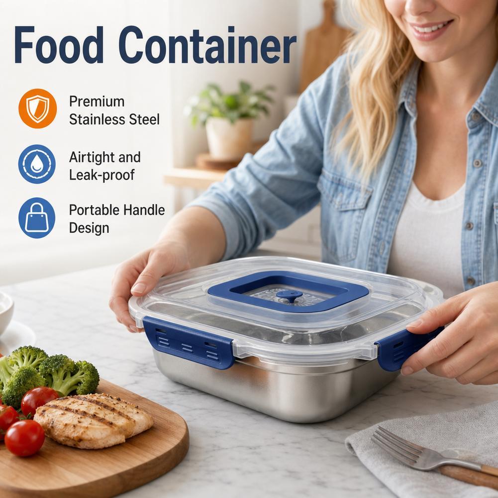 Stainless Steel Food Storage C - đánh giá và giá Meal Prep Jars With Lids